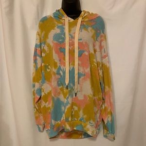 Tunic Oversized Tie Dye Hoodie